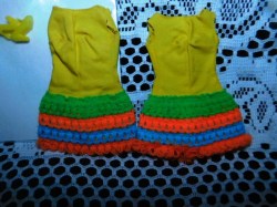 1454 BARBIE LOOP SCOOP 1970 YELLOW DRESS SOLO